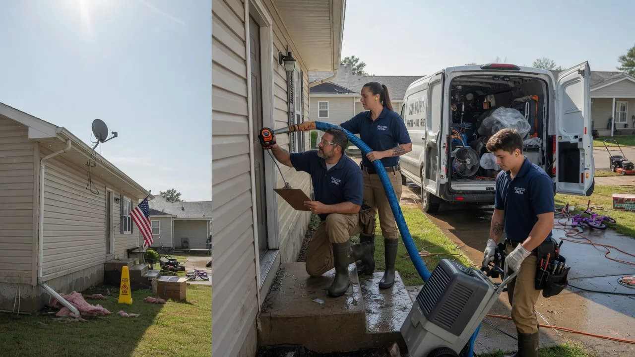 Ceiling Water Damage Restoration in Ambia, IN near me